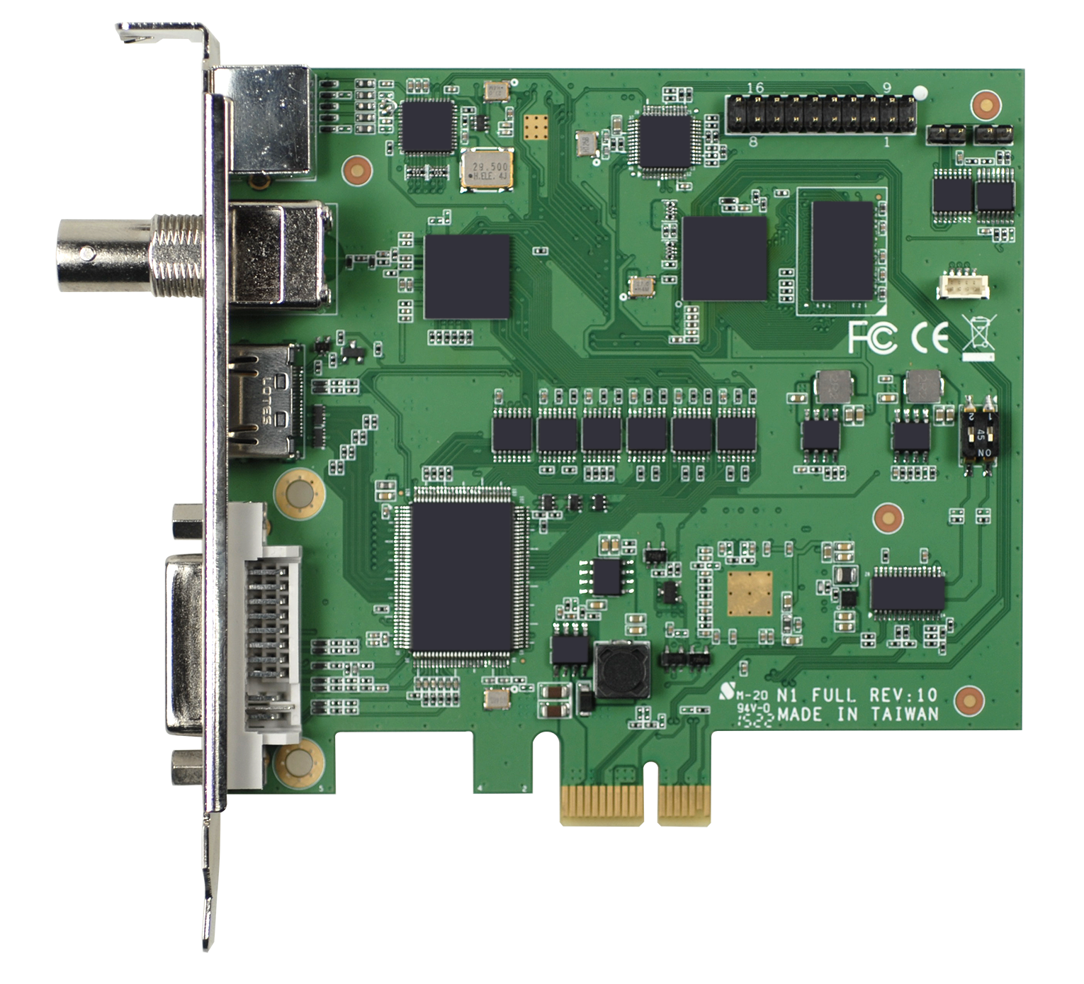1-Channel Full HD PCIex4 SDI/HDMI SW Compression Video Card